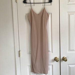 NUDE BODYCON DRESS ✨